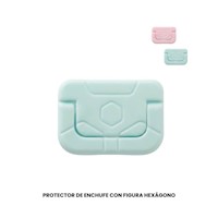 PROTECTOR DE ENCHUFE CON FIGURA HEXÁGONO